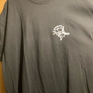 David DunLeavy Hammerhead Shark Black T-Shirt